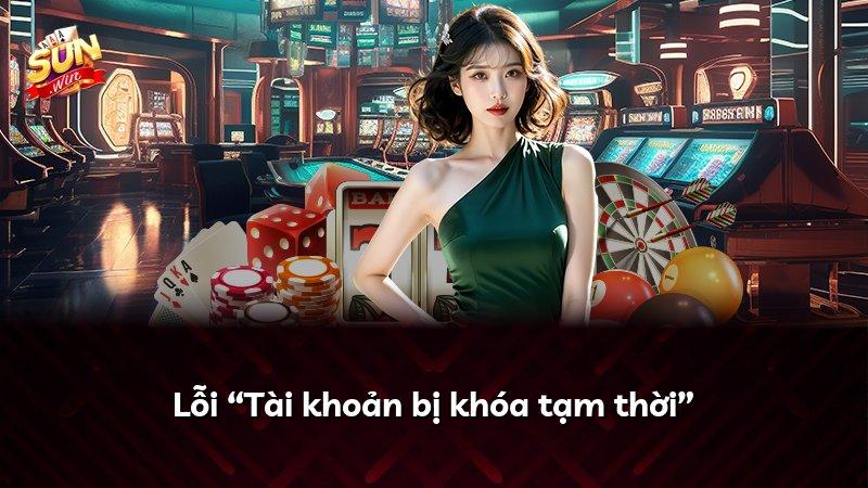 Lỗi “Tài khoản bị khóa tạm thời”